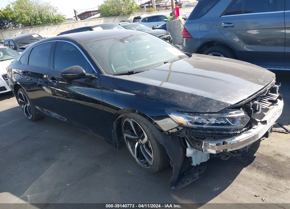 2018 HONDA ACCORD SPORT VIN: 1HGCV1F38JA198538