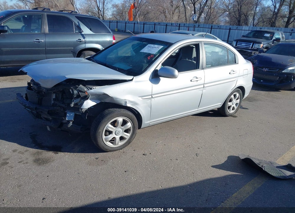 2011 HYUNDAI ACCENT GLS VIN: KMHCN4AC6BU604500