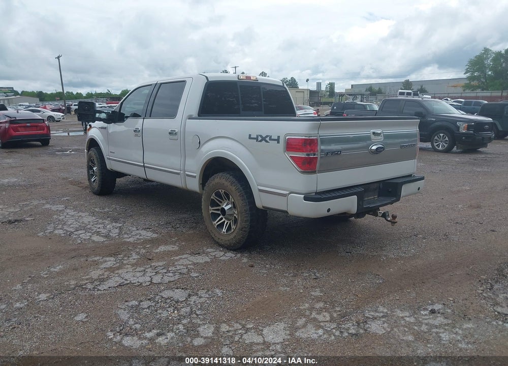 2011 FORD F-150 PLATINUM VIN: 1FTFW1ET5BFB32172