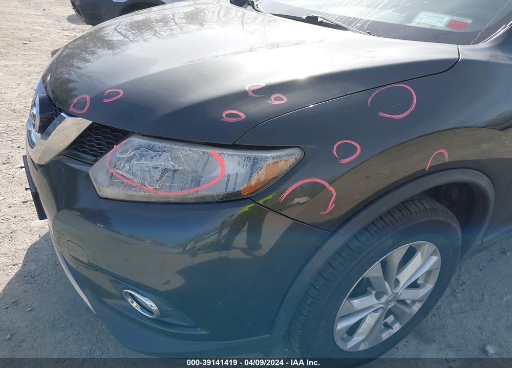 2016 NISSAN ROGUE SV VIN: 5N1AT2MV3GC857947