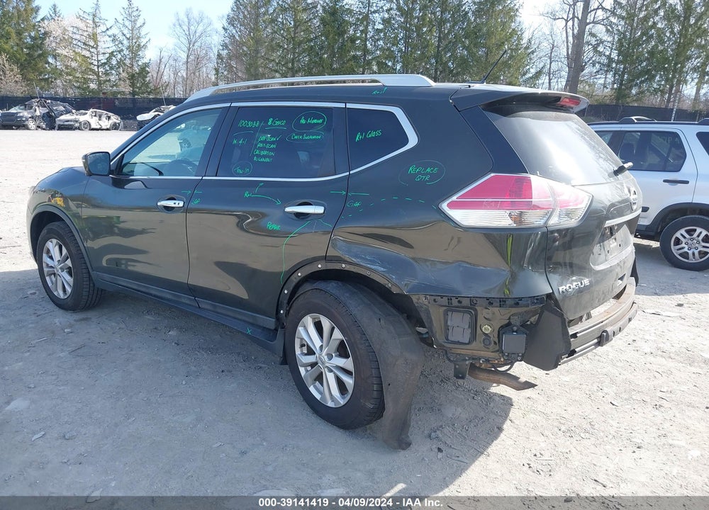 2016 NISSAN ROGUE SV VIN: 5N1AT2MV3GC857947