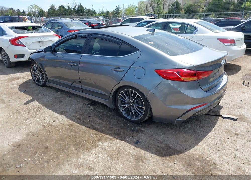 2018 HYUNDAI ELANTRA SPORT VIN: KMHD04LB0JU524535