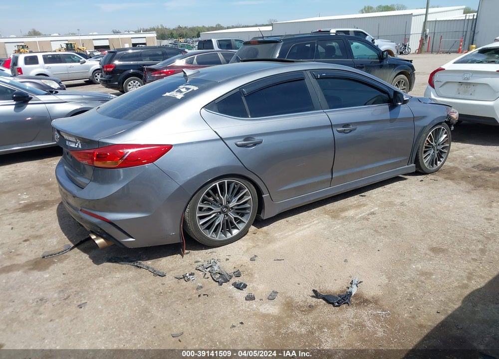 2018 HYUNDAI ELANTRA SPORT VIN: KMHD04LB0JU524535