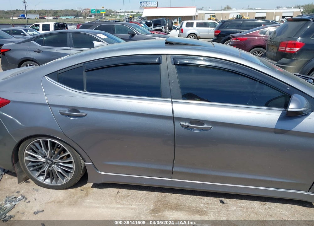 2018 HYUNDAI ELANTRA SPORT VIN: KMHD04LB0JU524535