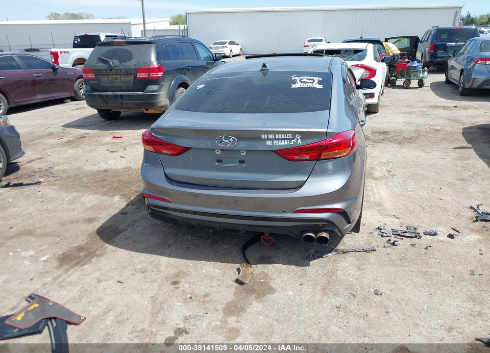 2018 HYUNDAI ELANTRA SPORT VIN: KMHD04LB0JU524535