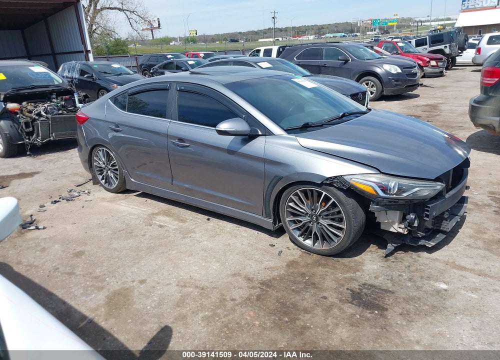 2018 HYUNDAI ELANTRA SPORT VIN: KMHD04LB0JU524535