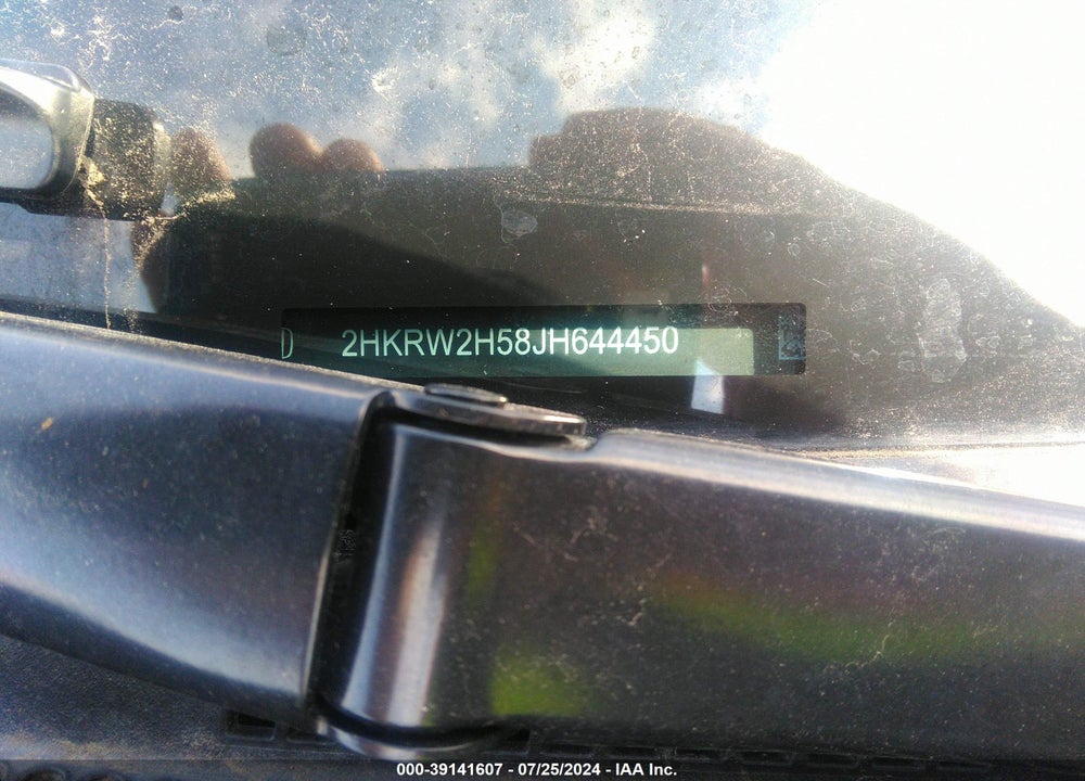 2018 HONDA CR-V EX VIN: 2HKRW2H58JH644450