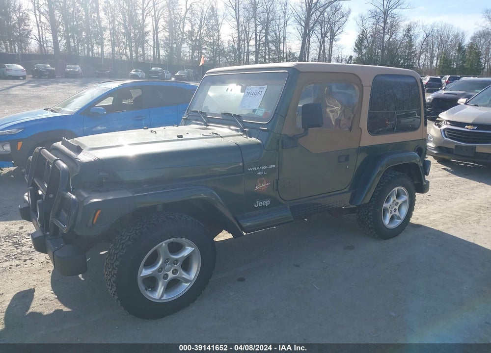 1998 JEEP WRANGLER SAHARA VIN: 1J4FY49S9WP745323