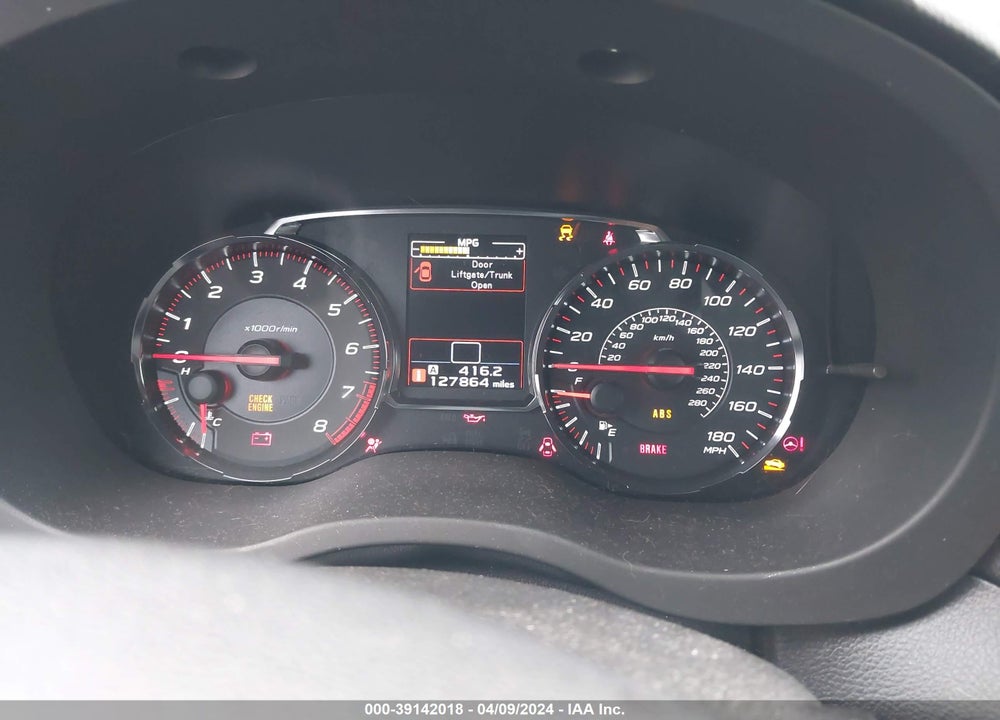 2018 SUBARU WRX VIN: JF1VA1A60J9812977