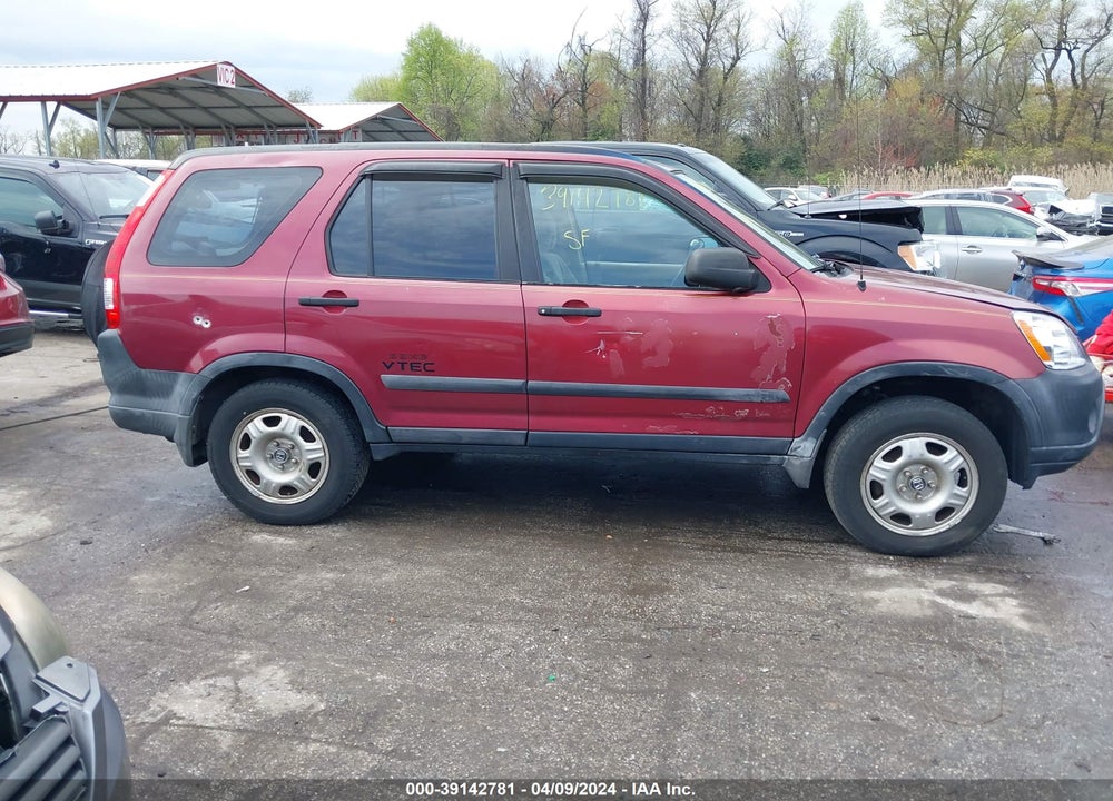 2006 HONDA CR-V LX VIN: SHSRD78506U446222