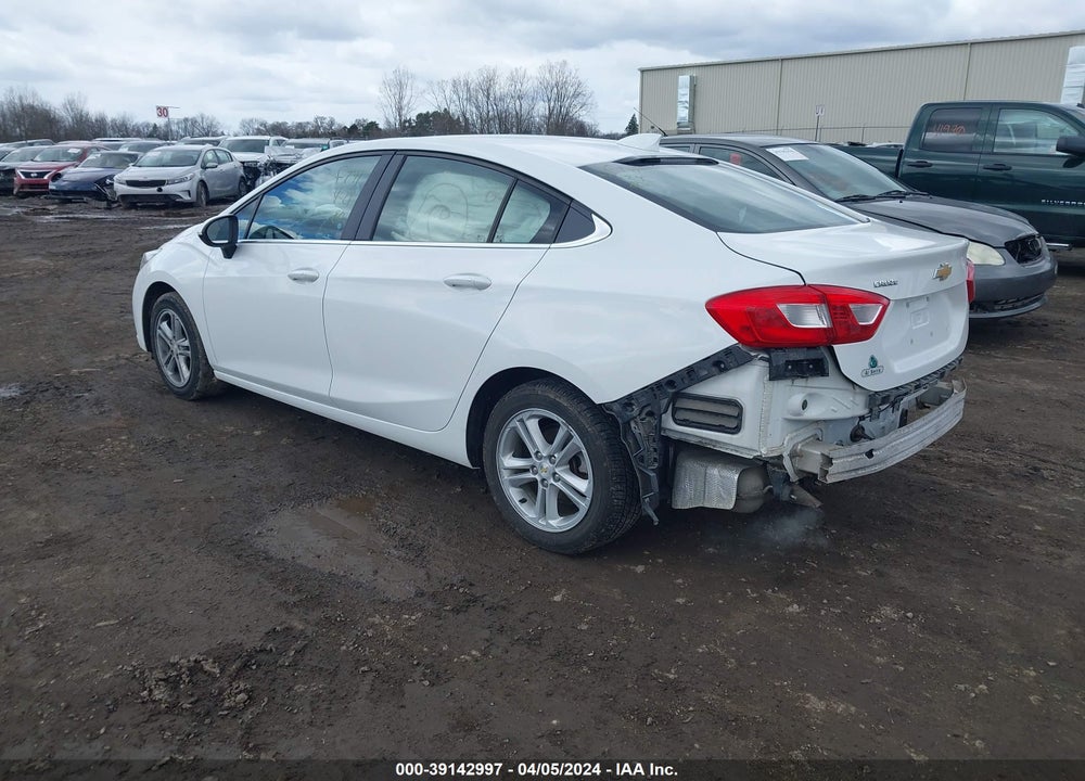 2016 CHEVROLET CRUZE LT AUTO VIN: 1G1BE5SM9G7298405