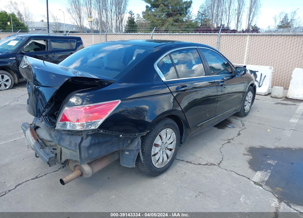 2010 HONDA ACCORD 2.4 LX VIN: 1HGCP2F34AA127529