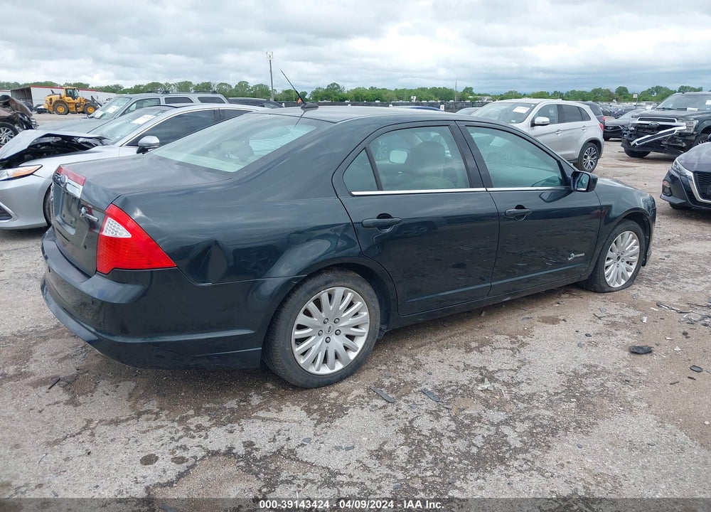 2010 FORD FUSION HYBRID VIN: 3FADP0L37AR143389
