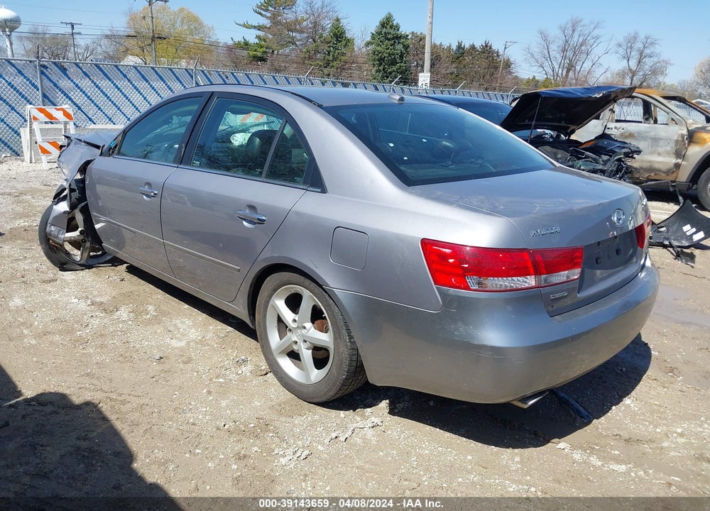 2007 HYUNDAI SONATA LIMITED/SE V6 VIN: 5NPEU46F27H295760