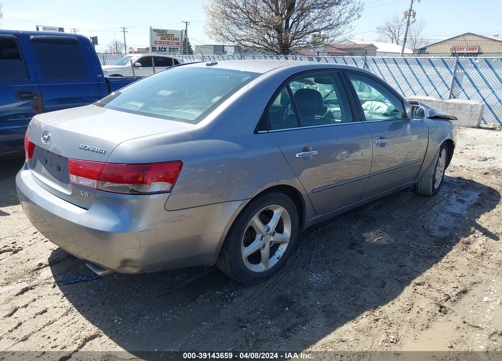 2007 HYUNDAI SONATA LIMITED/SE V6 VIN: 5NPEU46F27H295760