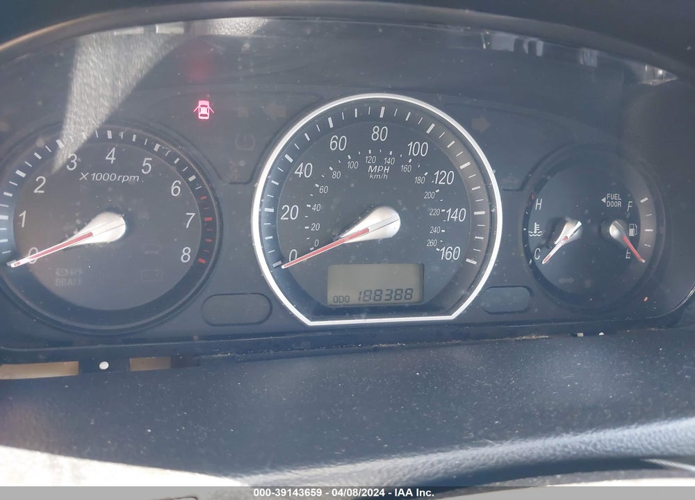 2007 HYUNDAI SONATA LIMITED/SE V6 VIN: 5NPEU46F27H295760