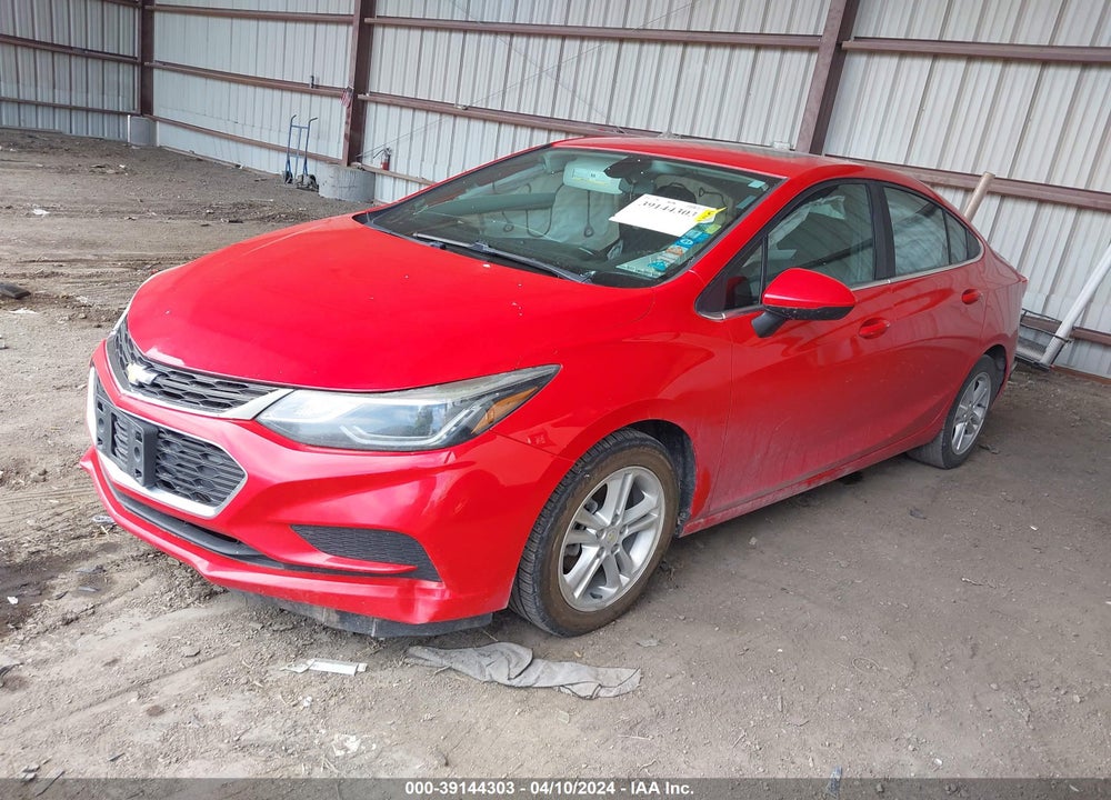 2016 CHEVROLET CRUZE LT AUTO VIN: 1G1BE5SM3G7326568