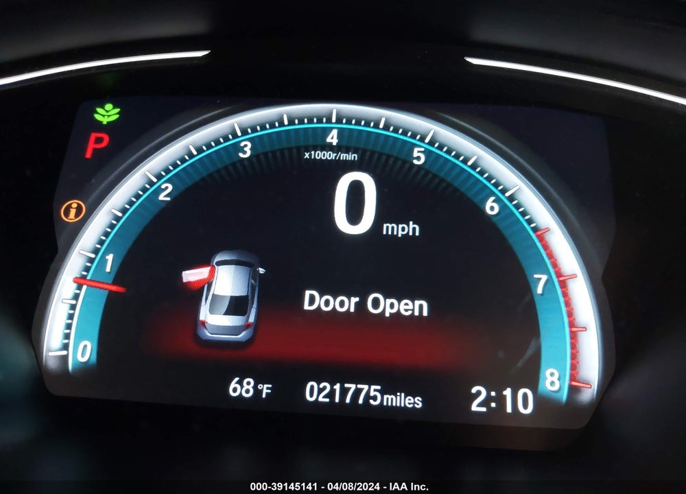 2020 HONDA CIVIC EX VIN: 19XFC1F3XLE013584