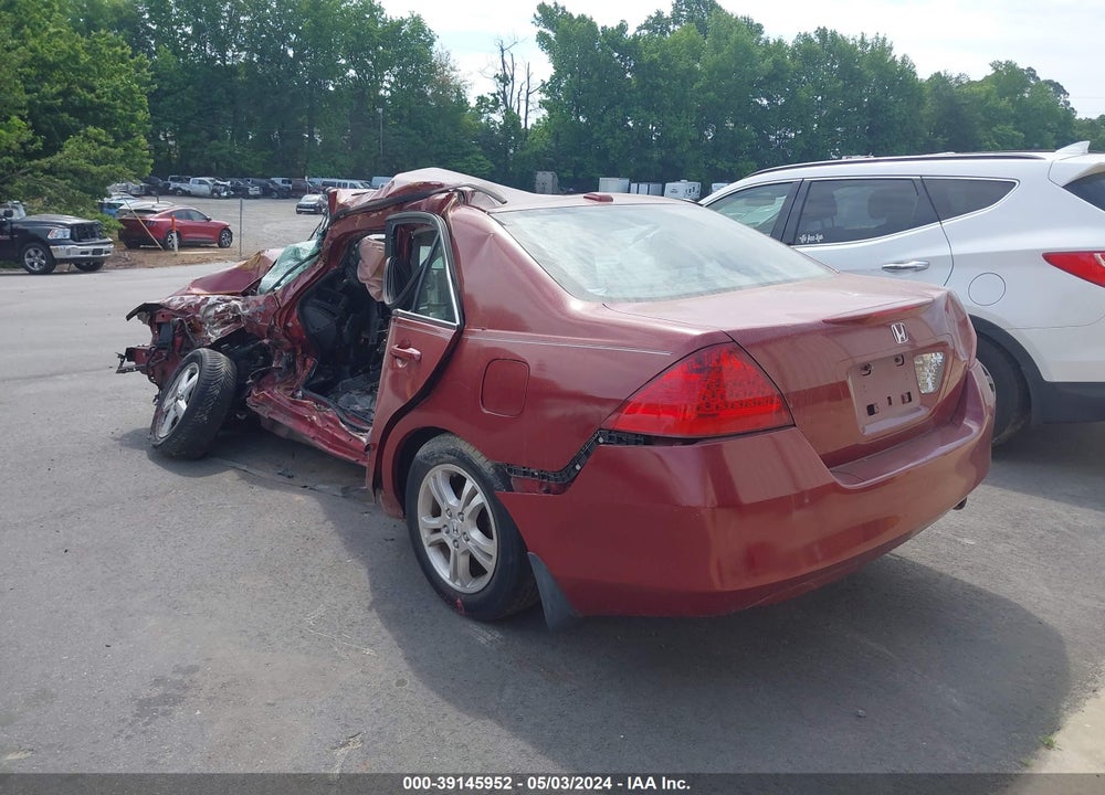 2007 HONDA ACCORD 2.4 EX VIN: 1HGCM56817A073556