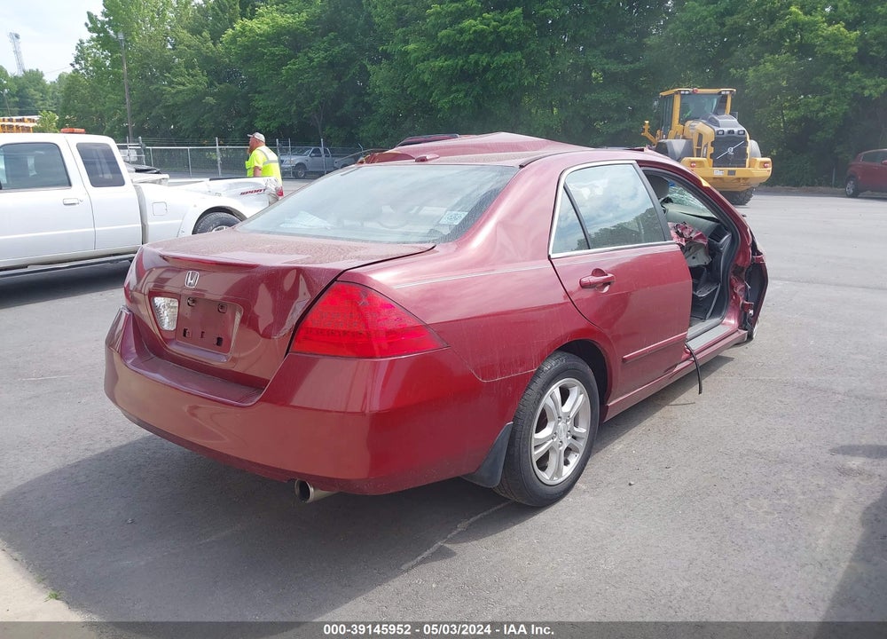 2007 HONDA ACCORD 2.4 EX VIN: 1HGCM56817A073556