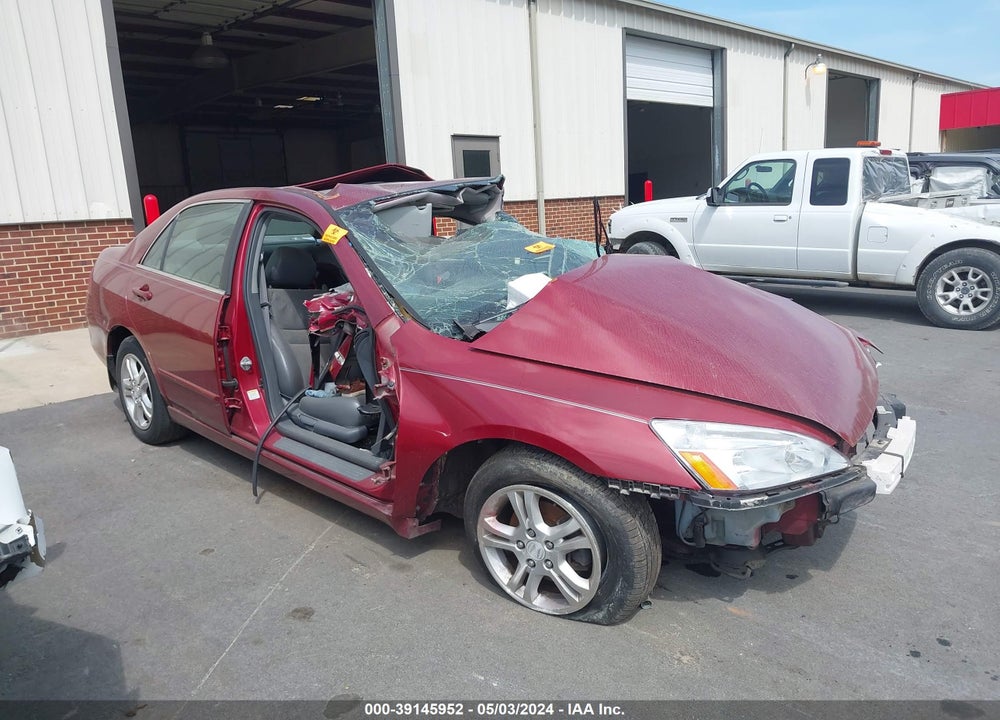 2007 HONDA ACCORD 2.4 EX VIN: 1HGCM56817A073556