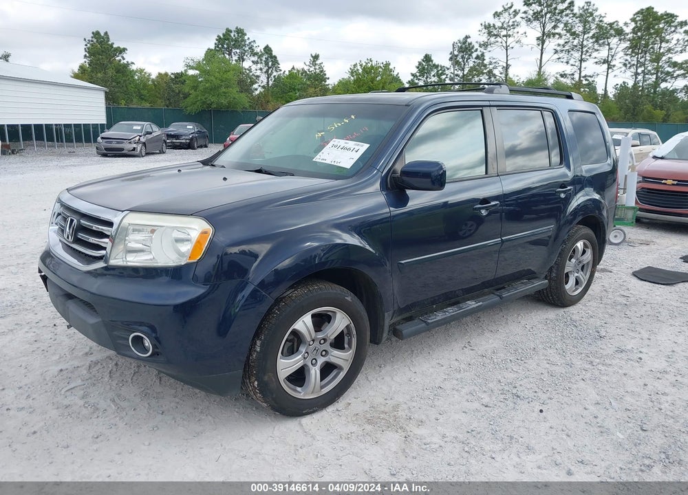 2012 HONDA PILOT EX-L VIN: 5FNYF3H56CB039734