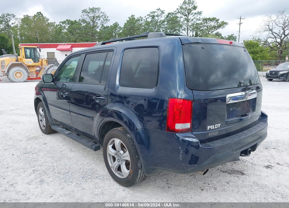 2012 HONDA PILOT EX-L VIN: 5FNYF3H56CB039734