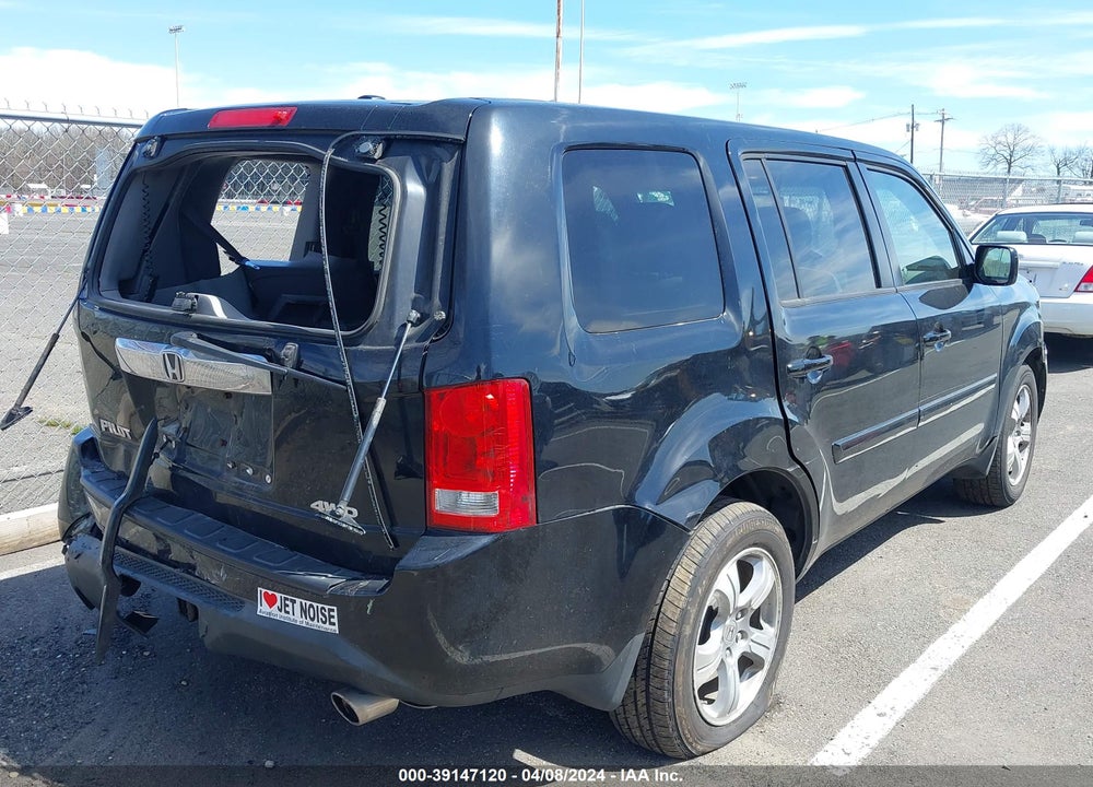 2013 HONDA PILOT EX-L VIN: 5FNYF4H79DB061008
