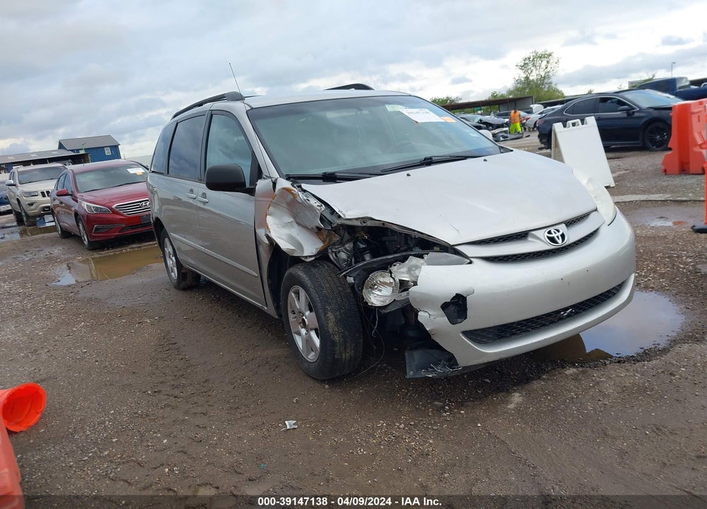 2008 TOYOTA SIENNA XLE VIN: 5TDZK22C08S163163