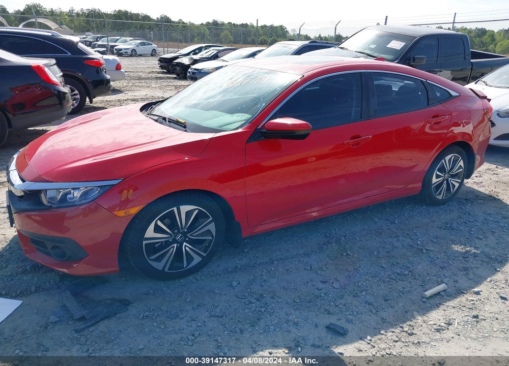 2017 HONDA CIVIC VIN: 2HGFC1F39HH638149
