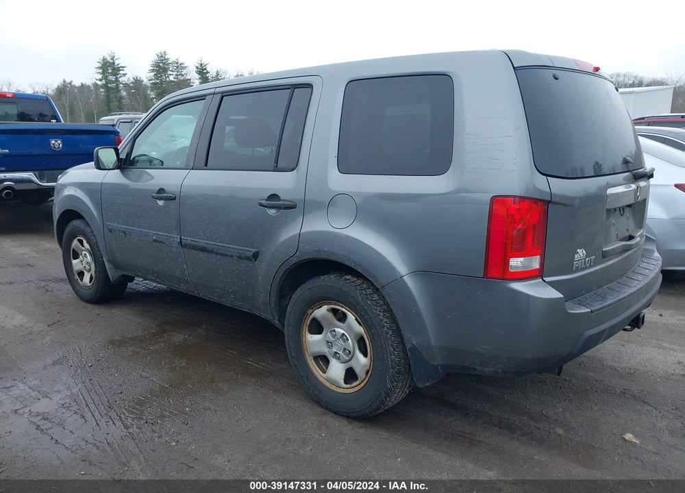 2009 HONDA PILOT LX VIN: 5FNYF48269B035848