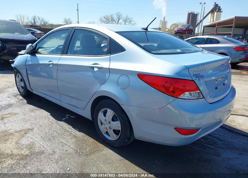 2014 HYUNDAI ACCENT GLS VIN: KMHCT4AE8EU683518