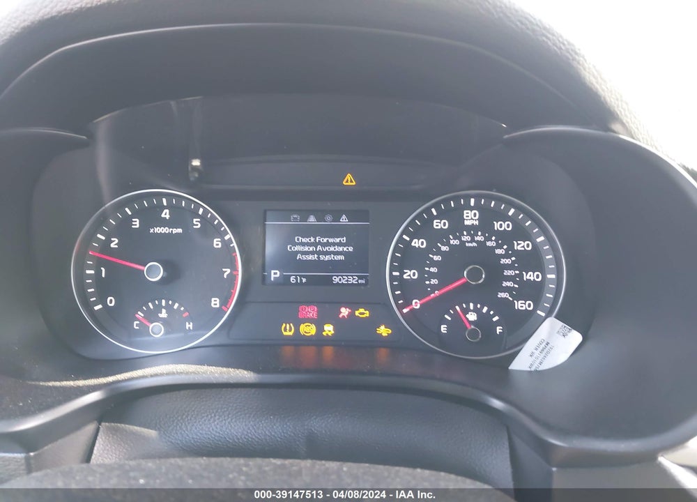 2019 KIA FORTE LXS VIN: 3KPF24AD8KE096841