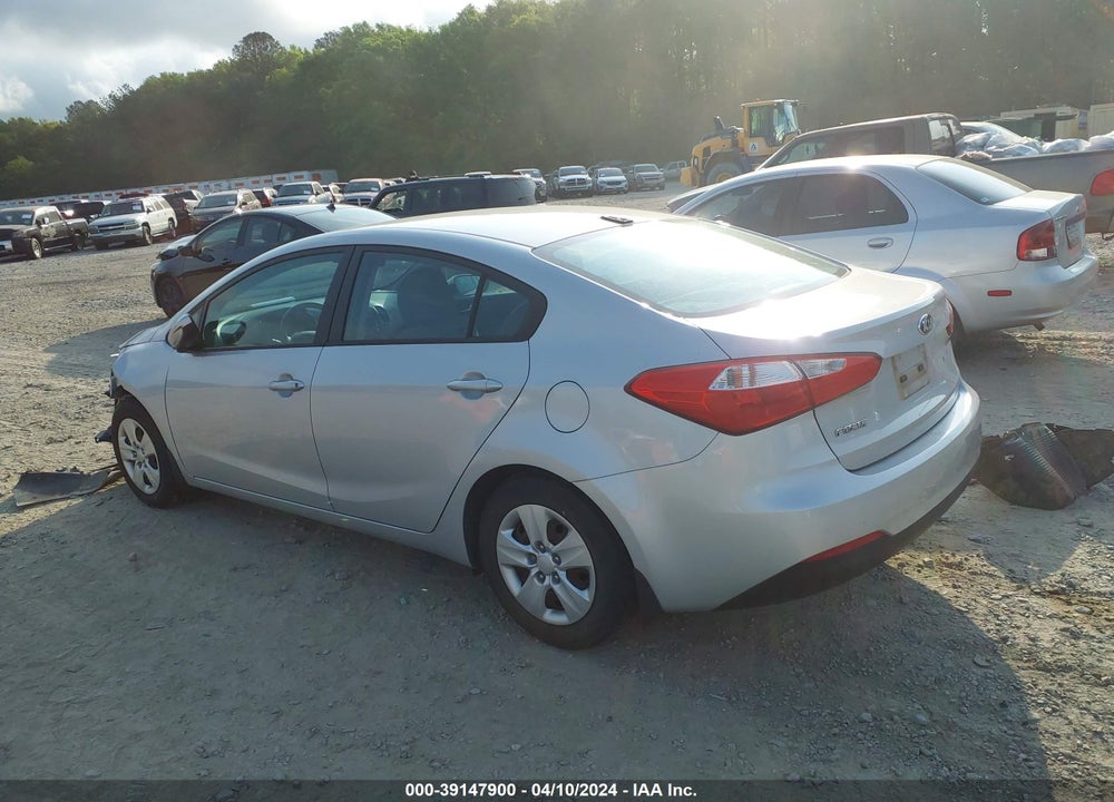 2015 KIA FORTE LX VIN: KNAFK4A68F5418880