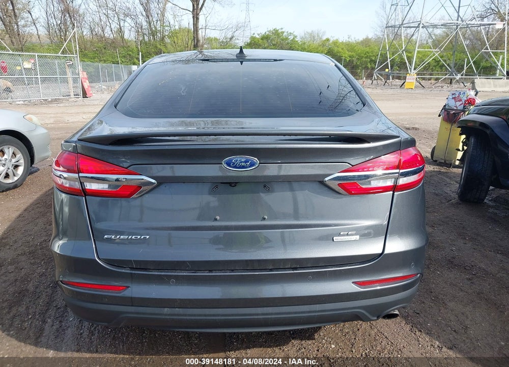 2019 FORD FUSION SE VIN: 3FA6P0HD6KR166349