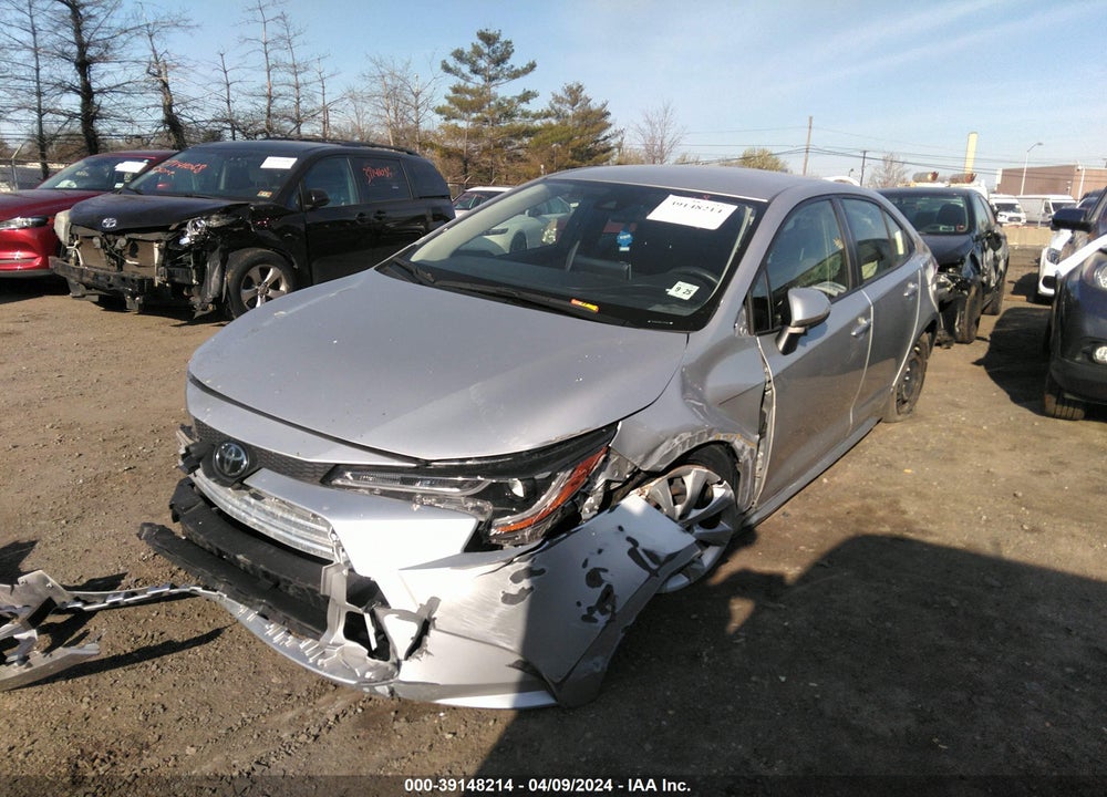 2021 TOYOTA COROLLA LE VIN: JTDEPMAE8MJ120485