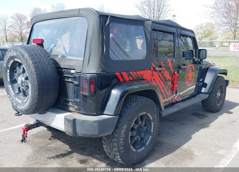 2011 JEEP WRANGLER UNLIMITED SAHARA VIN: 1J4BA5H15BL526636