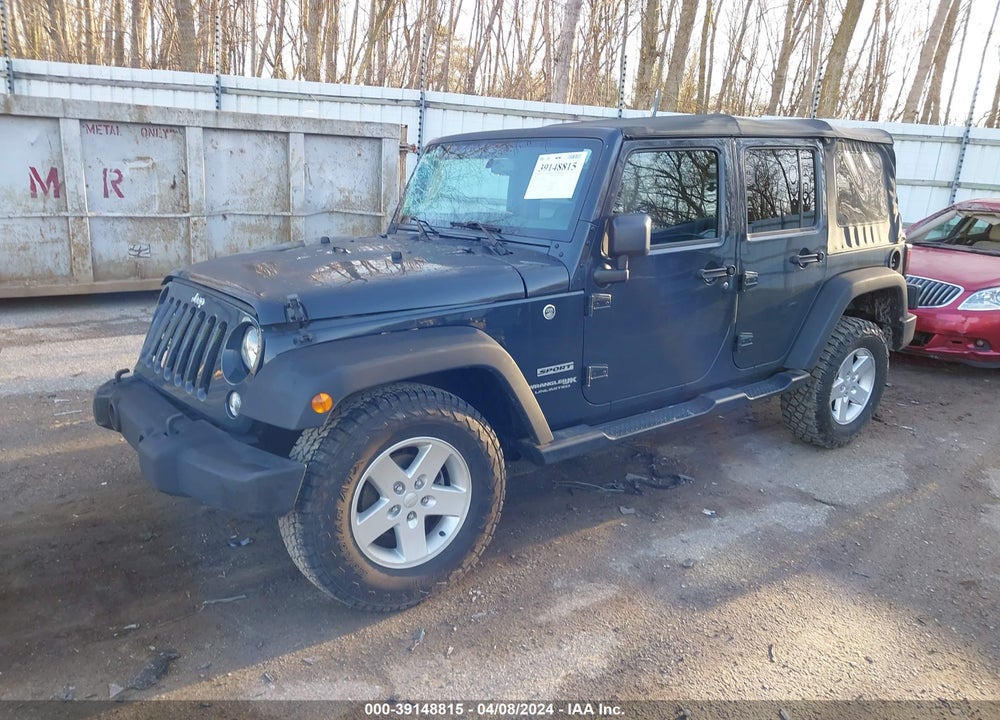 2018 JEEP WRANGLER JK UNLIMITED SPORT S 4X4 VIN: 1C4BJWDG4JL862282