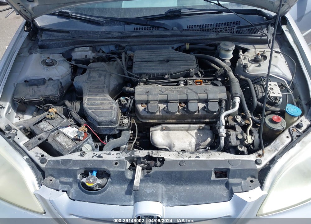 2002 HONDA CIVIC LX VIN: 1HGES16622L077375