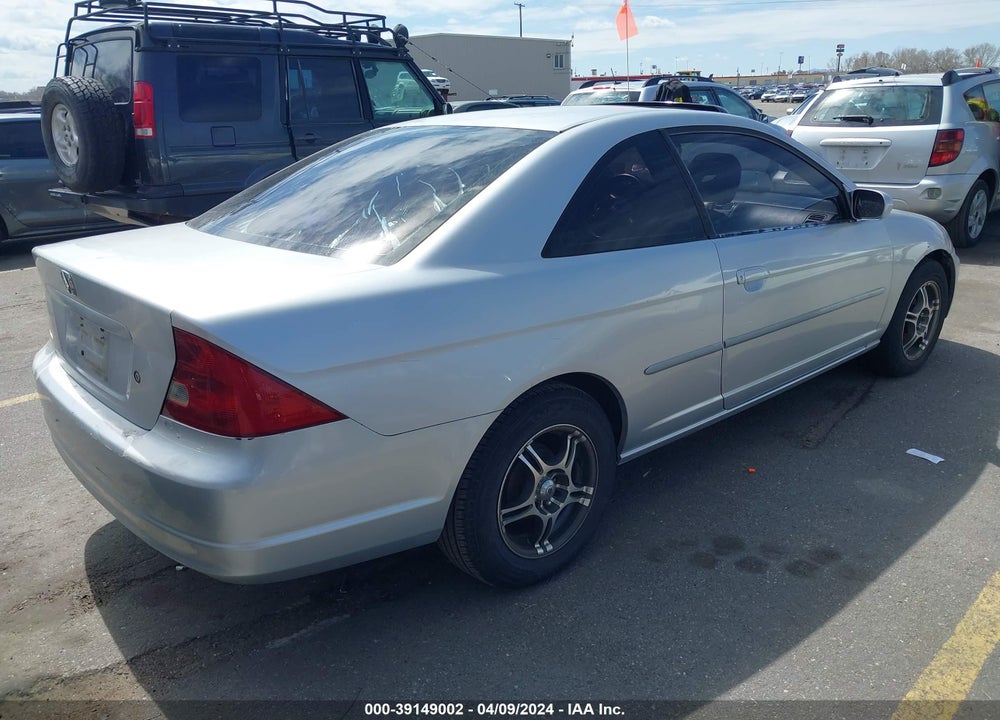 2002 HONDA CIVIC LX VIN: 1HGES16622L077375