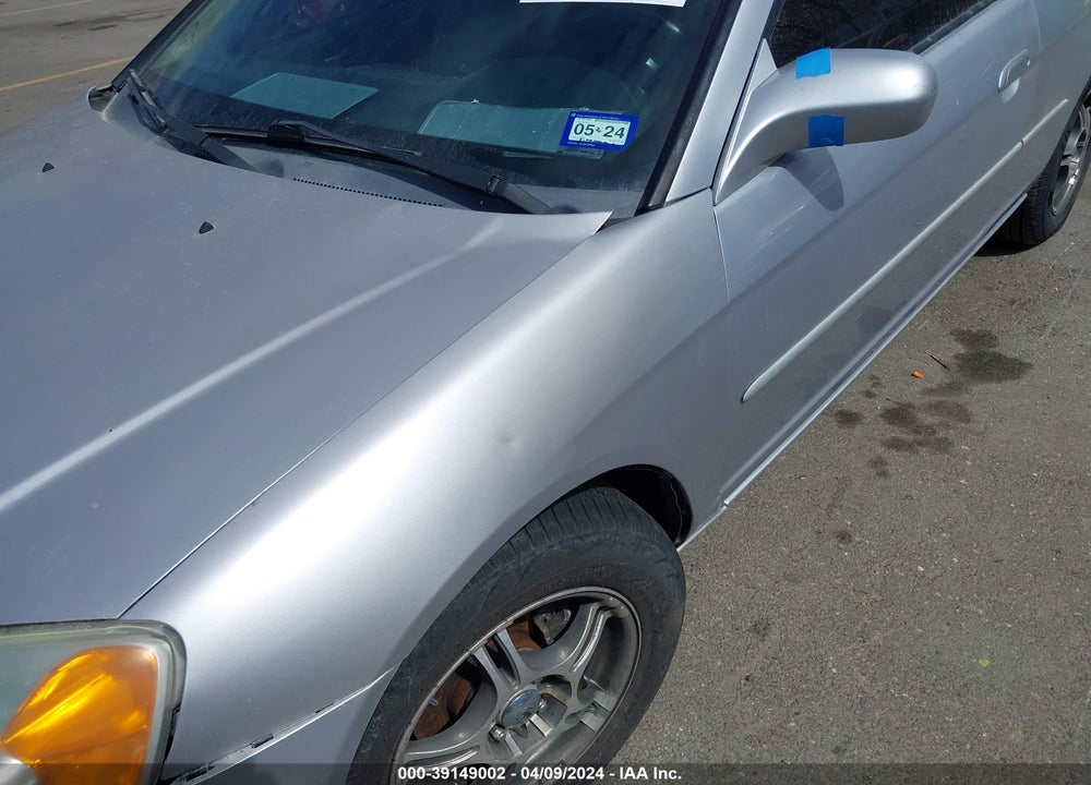 2002 HONDA CIVIC LX VIN: 1HGES16622L077375