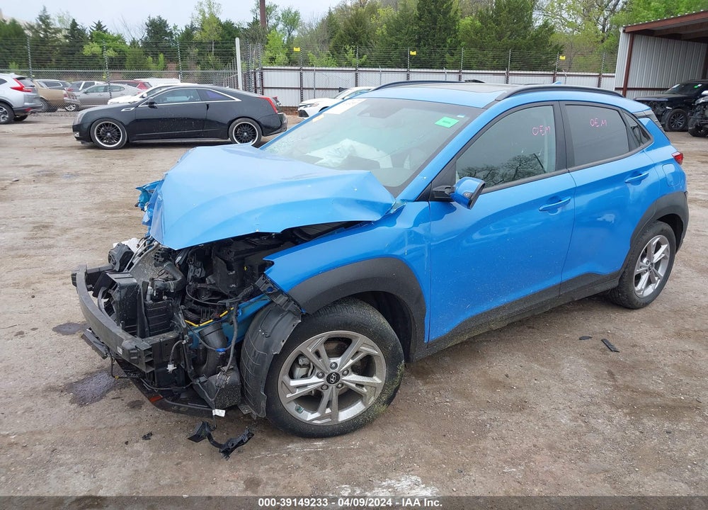 2022 HYUNDAI KONA SEL VIN: KM8K32AB0NU907404