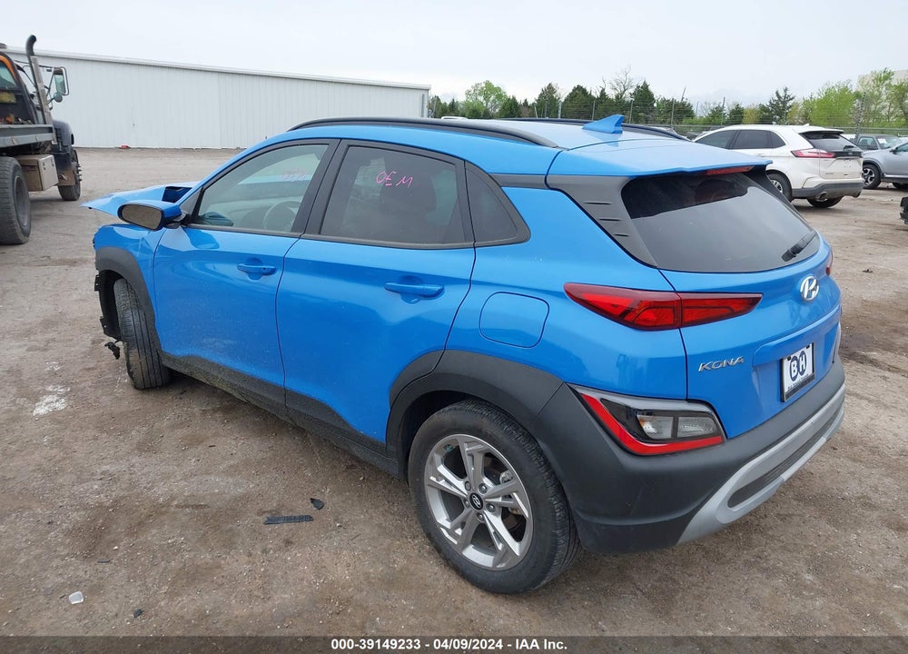 2022 HYUNDAI KONA SEL VIN: KM8K32AB0NU907404