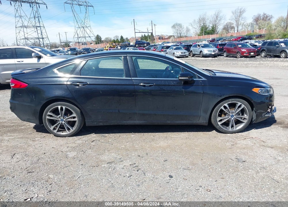 2019 FORD FUSION TITANIUM VIN: 3FA6P0D91KR221551