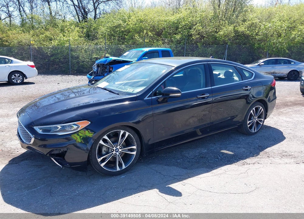 2019 FORD FUSION TITANIUM VIN: 3FA6P0D91KR221551