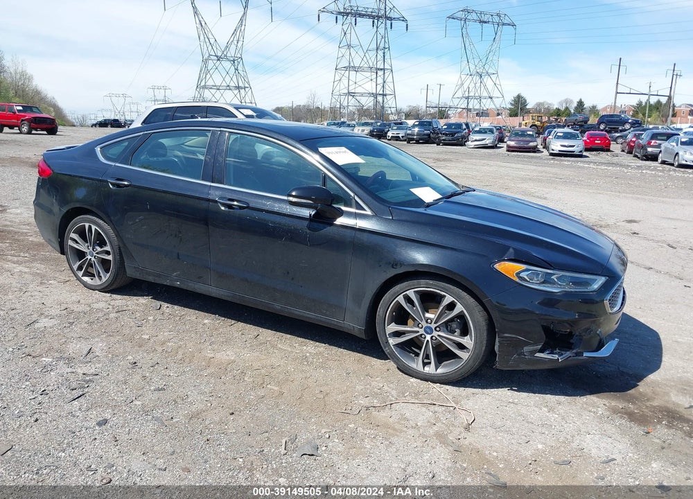 2019 FORD FUSION TITANIUM VIN: 3FA6P0D91KR221551