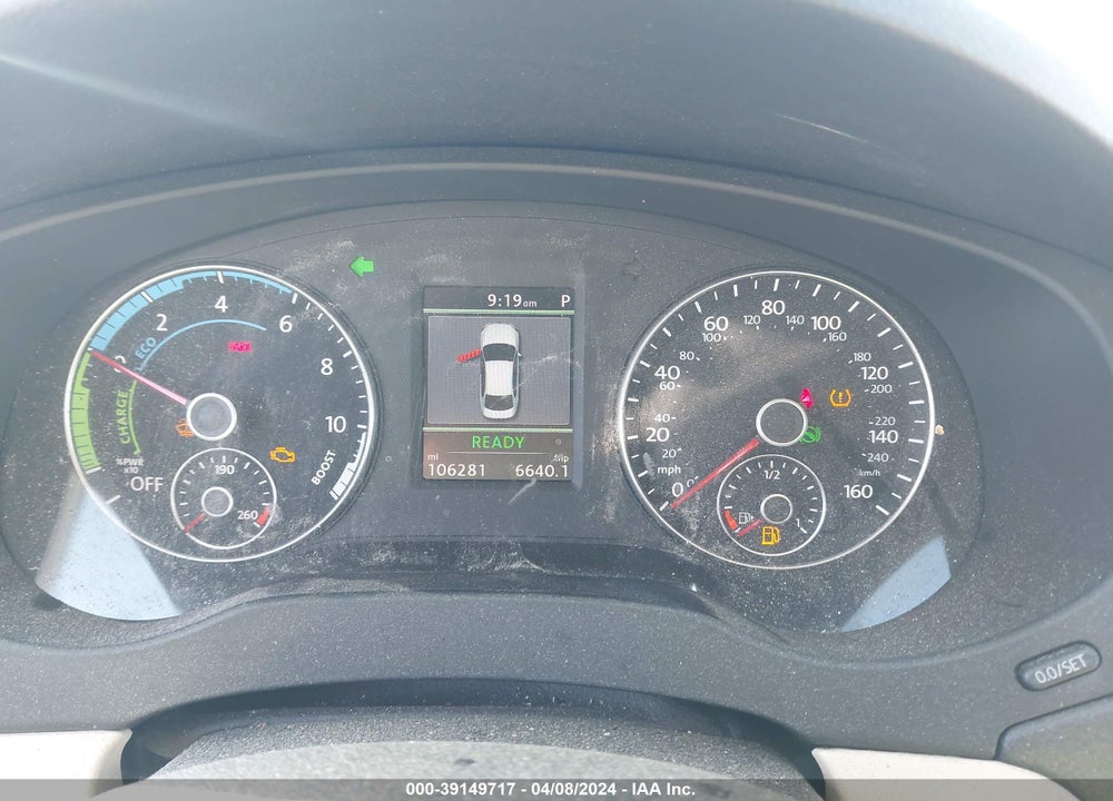 2014 VOLKSWAGEN JETTA HYBRID SEL VIN: 3VW637AJ4EM213147