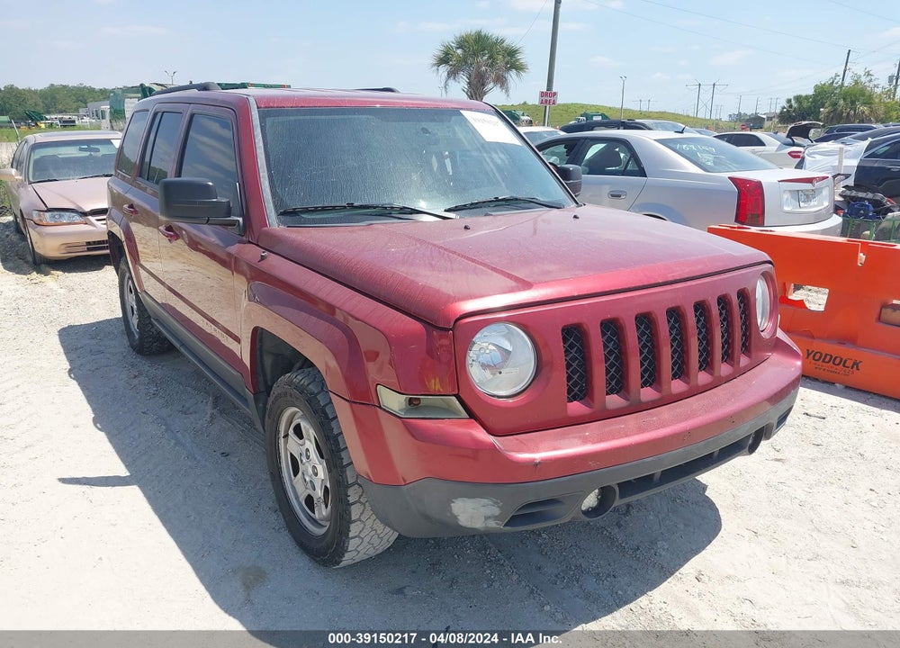 2015 JEEP PATRIOT SPORT VIN: 1C4NJRBB9FD206604