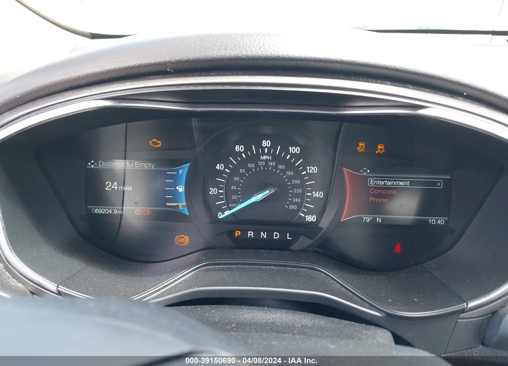 2019 FORD FUSION SE VIN: 3FA6P0H76KR265487