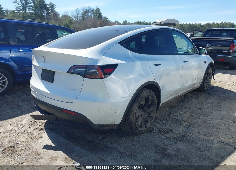 2021 TESLA MODEL Y LONG RANGE DUAL MOTOR ALL-WHEEL DRIVE VIN: 5YJYGDEE7MF194351